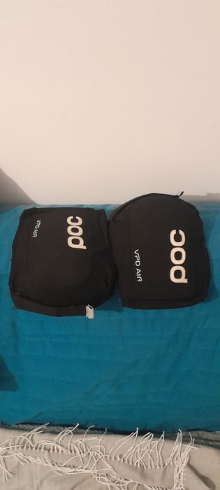 Joelheiras Enduro POC e Colete de protecção btt troy lee designs