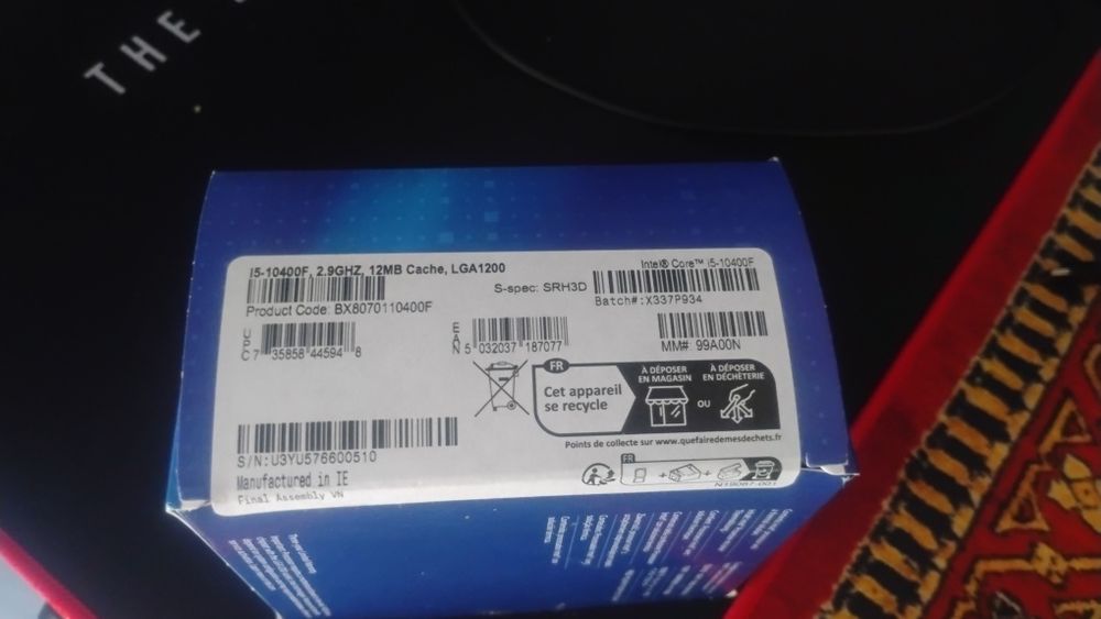 Proces graficzny Intel core i5-10400F