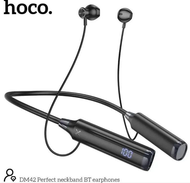 Bluetooth Наушники Sport 120 часов Носо DM42 LED экран + Micro-SD