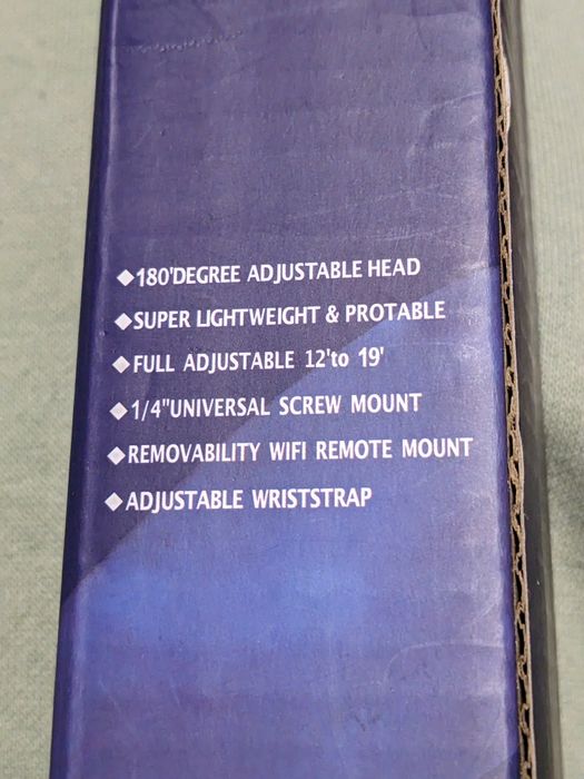 Селфи палка монопод для екшен камер GoEasy Pole Mini. 19" дюймов gopro