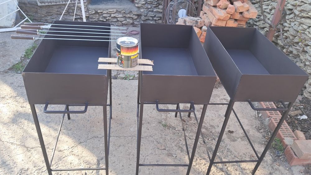Мангал 60×35 пофарбований термо фарбой