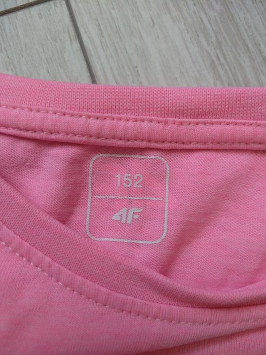 Koszulka  t-shirt 4f różowa 152r