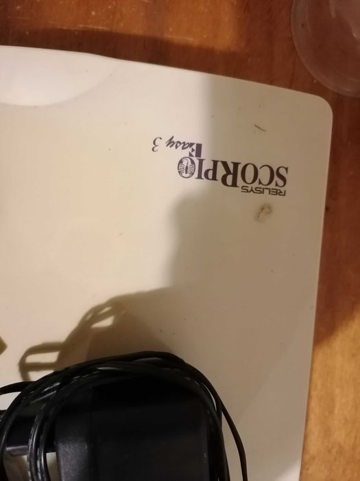 Scanner antigo a funcionar