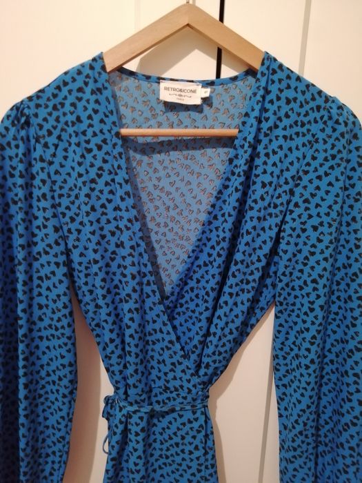 Sukienka niebieska S