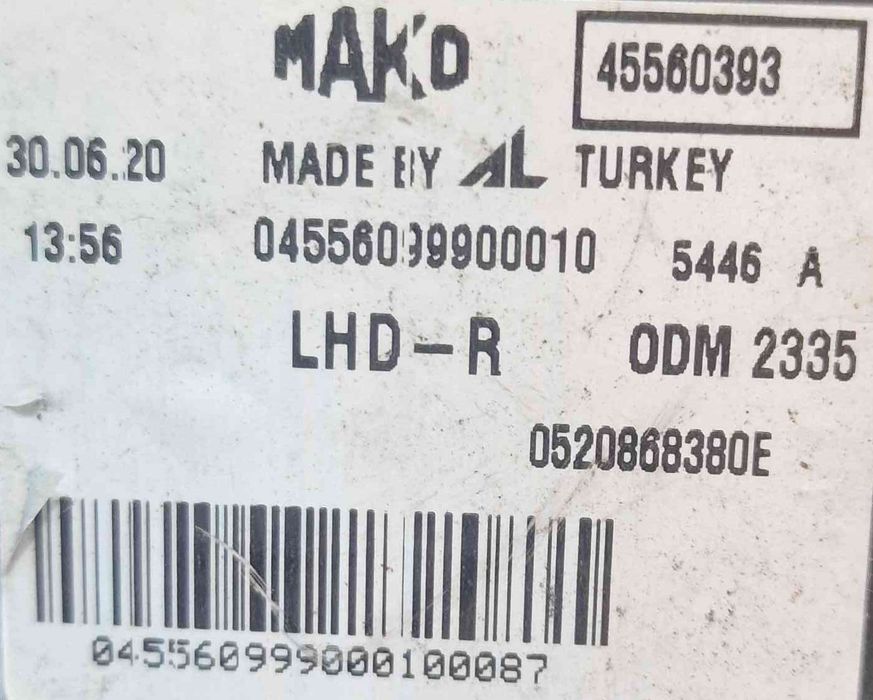 Ótica / Farol Direito 0520868380E - FIAT FIORINO