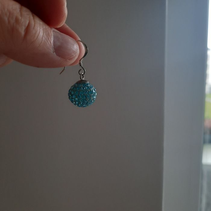 kolczyki srebrne swarovski