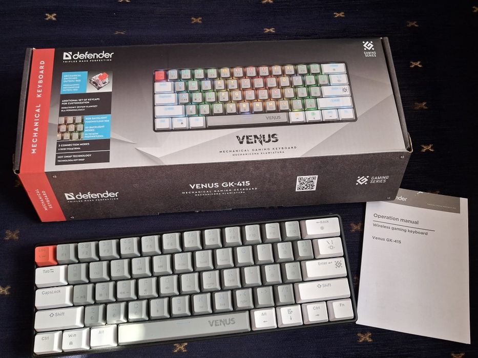 Klawiatura bezprzewodowa defender Venus GK -415 Bluetooth+2.4