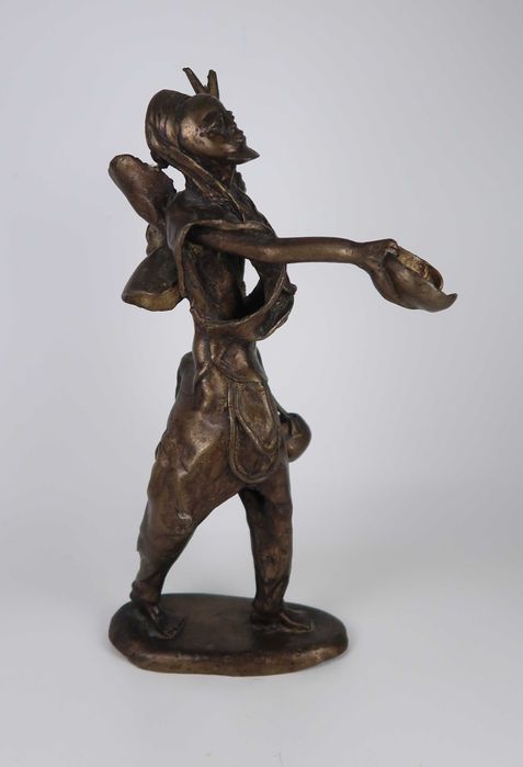Escultura em bronze - Mendigo do Norte de África - 32 cm