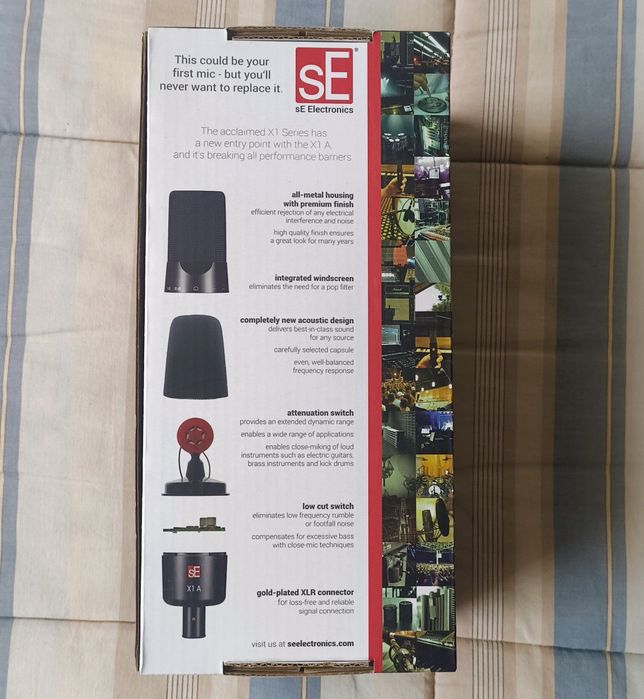 Microfone SE X1 A como novo (garantia)
