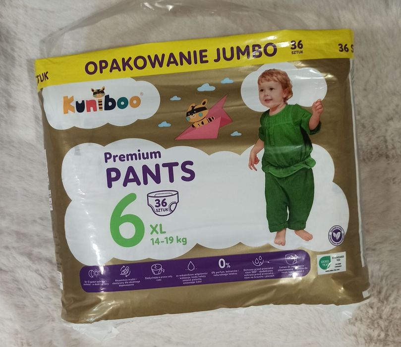 Підгузки трусиками Kuniboo pants 5,6,7  розміри!