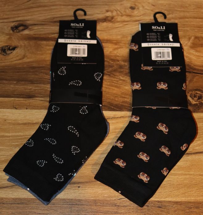 Skarpety Męskie Pioruny 39-42 Komplet 4 pary 54