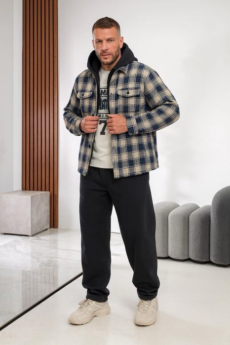 Чоловічий костюм куртка стьобана  і штани на флісі 50-52 54-56 58-60