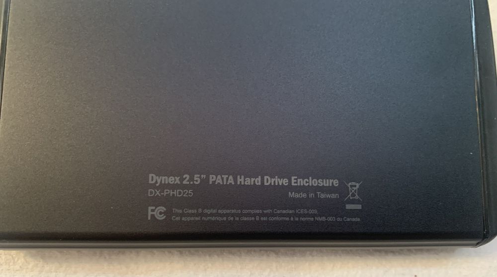 Карман hdd Dynex 2.5* PATA Hard Drive Enclosure DX-PHD25