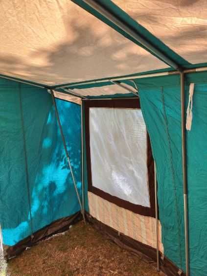 Namiot z przedsionkiem - nieużywany