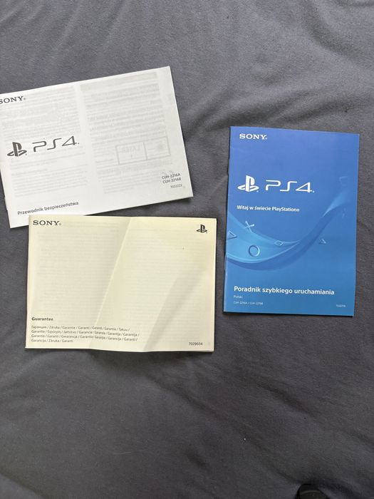 PlayStation 4  slim dysk 500GB + pad + HDMI + 6 gier – ZESTAW