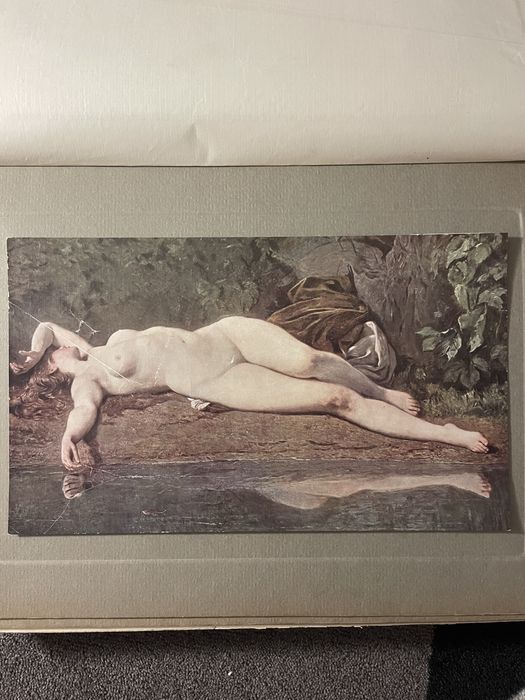 Odpoczynek, Wojciech Gerson, stara reprodukcja