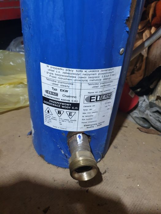 podgrzewacz 15kW piec elektryczny grzałki 12 kW