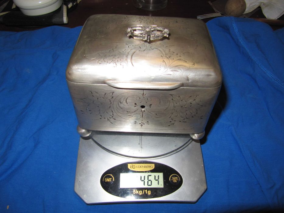 Srebrna Cukiernica Austro Wegry 467g