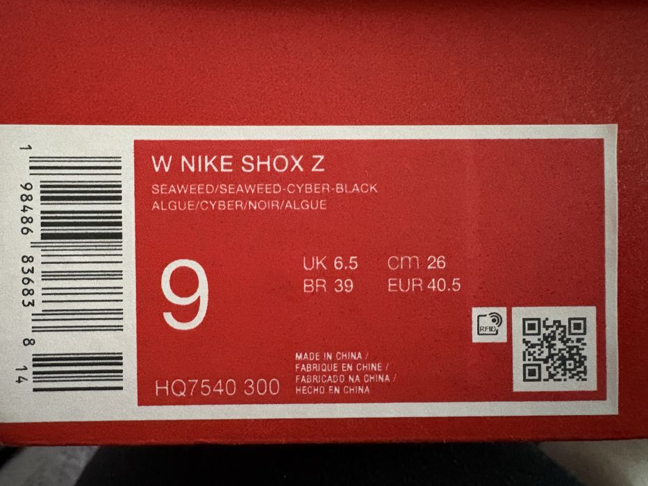 Nike shox z czarne r.40.5 unisex