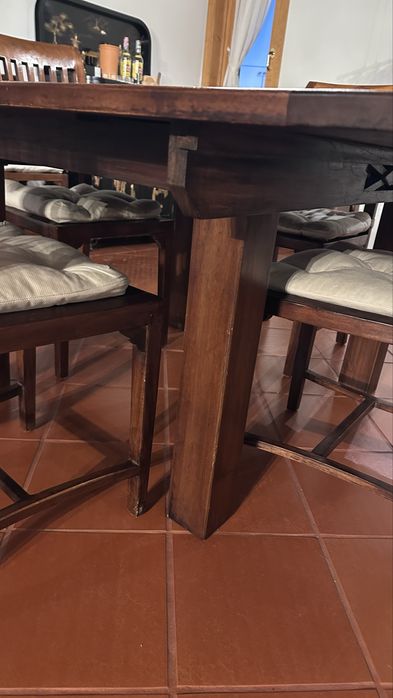 Mesa jantar quadrada