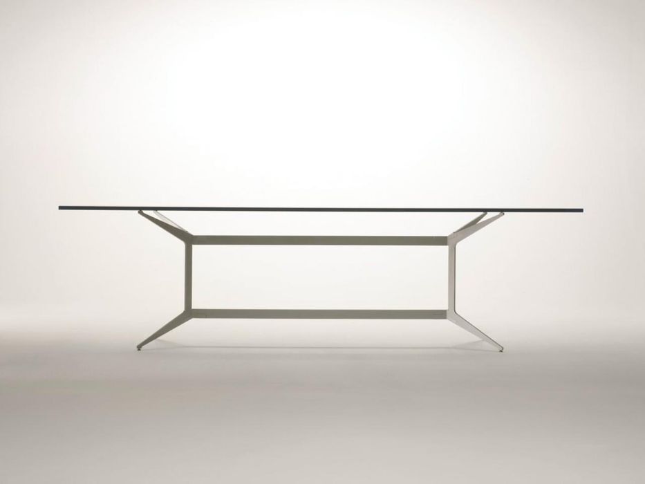 Mesa de Jantar Tampo de Vidro Design Isbone