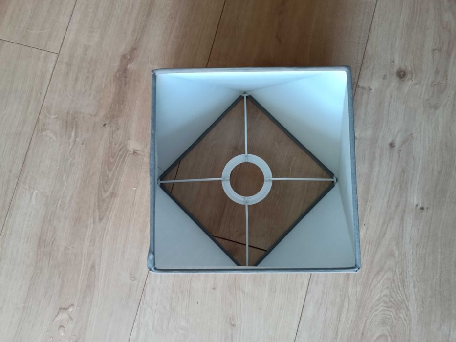 Abażur (2 szt.) diament szary do lampy wiszącej / stojącej