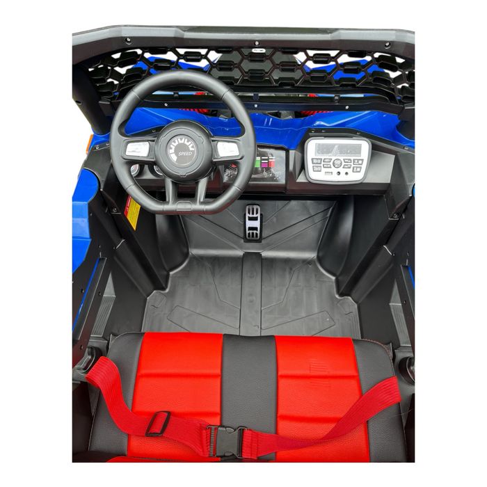 Auto na akumulator Terenowe MEGA 4 silniki 45 W 12 volt Skóra, LED