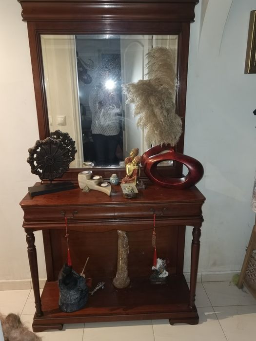Móvel entrada com espelho