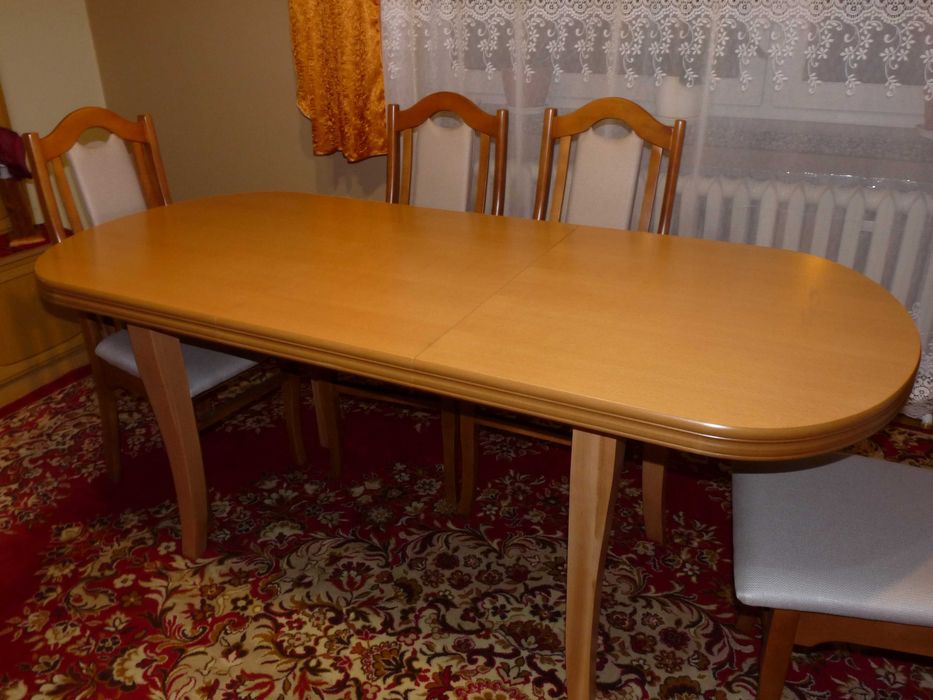 stół owalny rozkładany