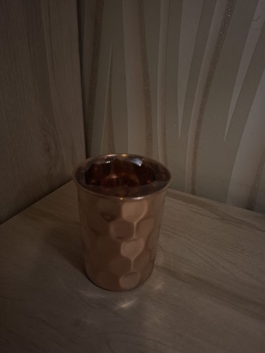 Prem-Copper Kubek MIEDZIANY na wodę 250ml AJURWEDA Madhu