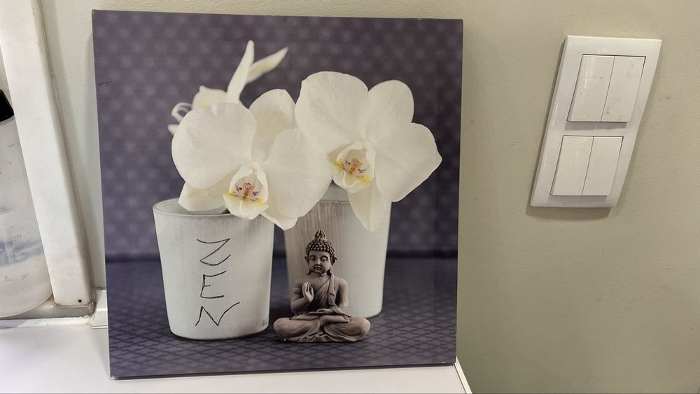 Conjunto de dois quadros pequenos