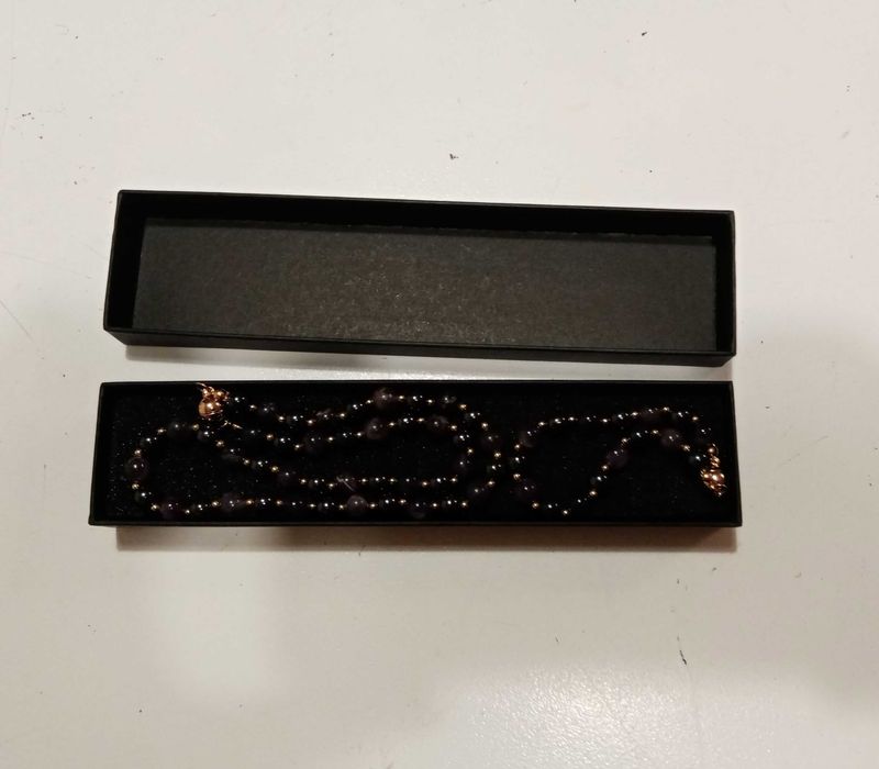 ametyst - naszyjnik i bransoletka damska