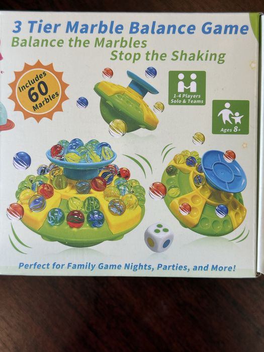 Дитяча настільна гра на баланс 3 Tier Marble Balance Game з кульками