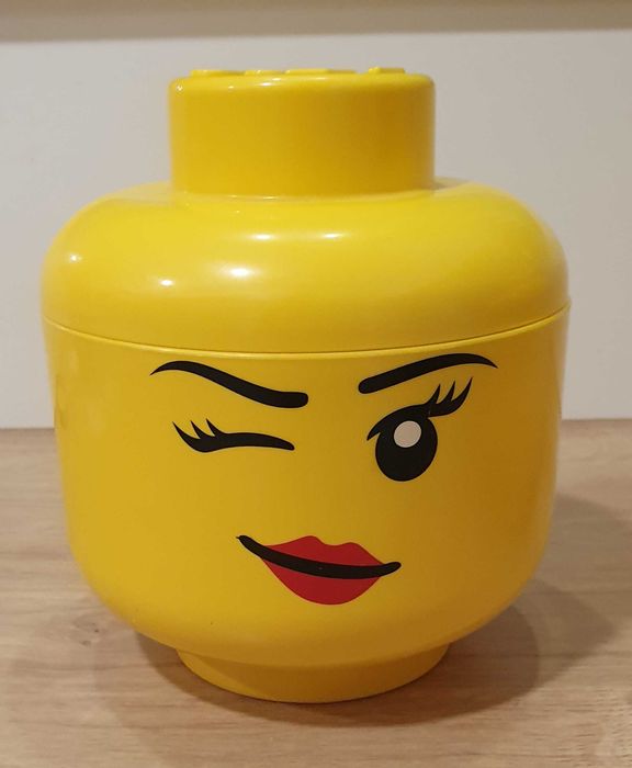 Pojemnik LEGO Storage Head - Głowa główka lego do przechowywania 2L