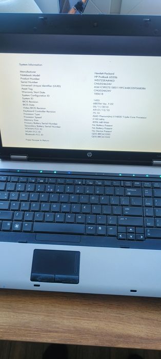 Hp probook 6555b