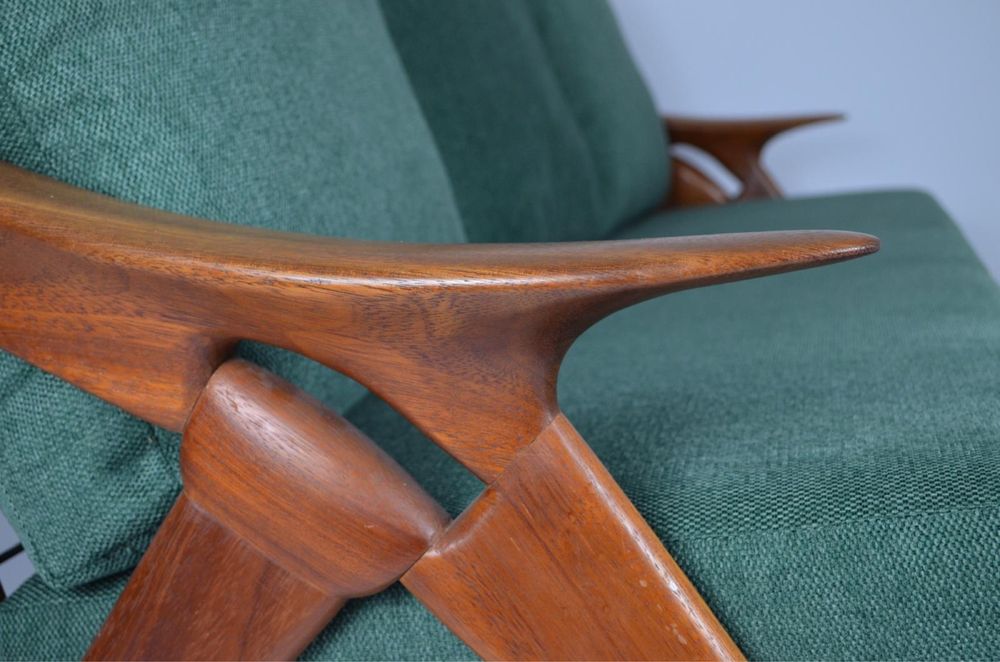 Sofá de 3 lugares, “De Knoop”, De Ster Gelderland, Holanda, anos 60