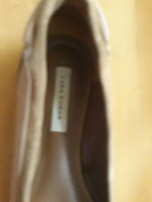 ZARA Women 40 piękne czółenka skórzane