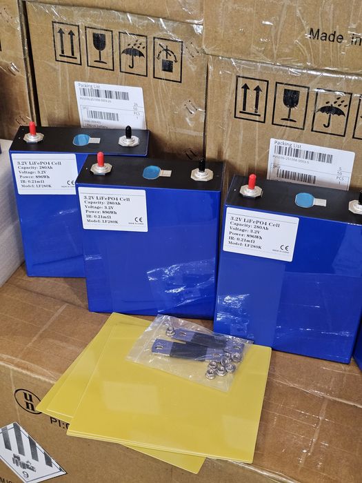 Lifepo4 EVE 280ah  grade A 2025р lf280k ячейка комірка літій залізо ф