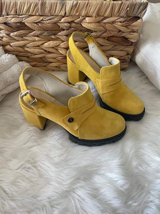 Eleganckie botki wiosenno letnie kolory naturalna skóra