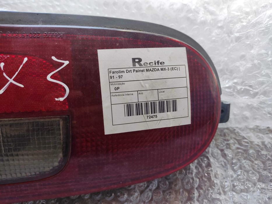 Farolins trazeiros Mazda Mx-3 (91-97)