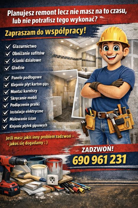 Usługi remontowe,Złota rączka