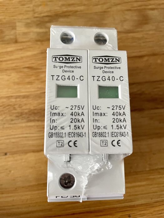 ПЗІП УЗИП SPD ОПН блискавк захист розрядник 275v AC TZG40-C2P