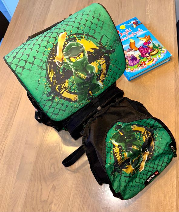 LEGO NINJAGO PLECAK SZKOLNY, plecaczek, worek na buty + gratis