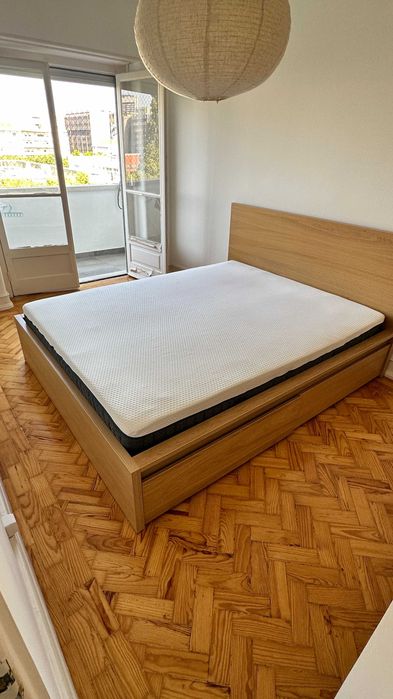 Cama queen MALM - Ikea