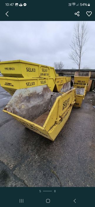 NAJLEPSZA OFERTA i JAKOŚĆ Kontenery na gruz śmieci wywóz gruzu odpadów