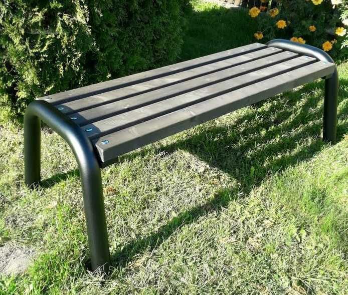 Ławka ogrodowa parkowa bez oparcia 150 cm producent atest