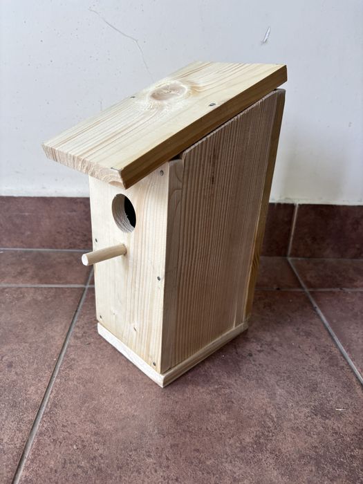 Drewniana Budka dla ptakow - nowa