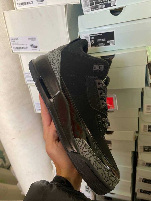 Мужские кроссовки Nike Air Jordan 3 Retro "Black Cat" 40-45
