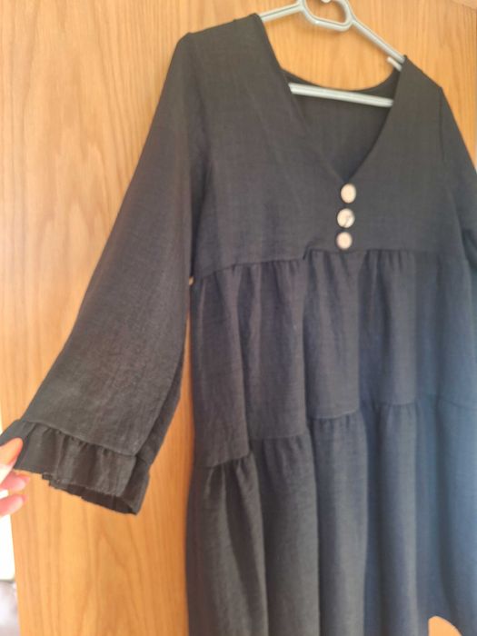Vestido preto largo
