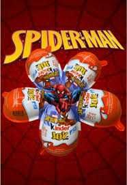 Набір 10 шт Людина-павук Kinder Joy Marvel Spiderman